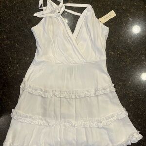 Trixxi White Sleeveless Dress Sz Small from Francesca's New with tags